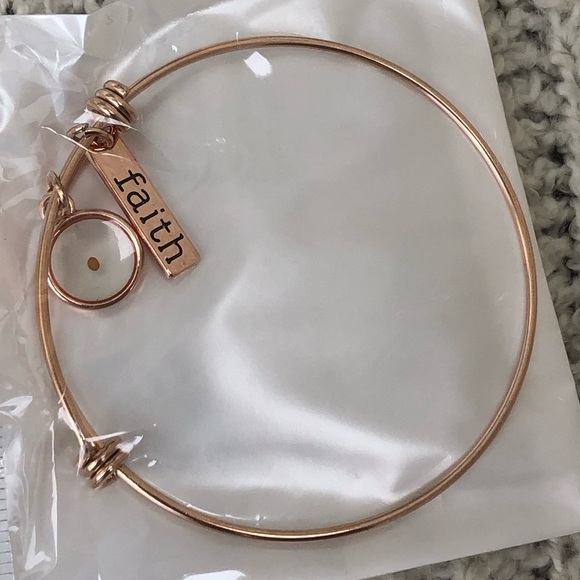 Faith as a mustard seed Bangle Bracelet Christian - Picture 2 of 4